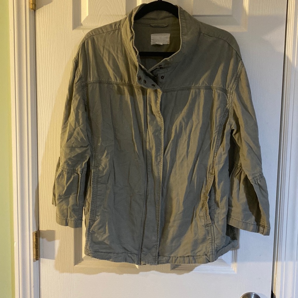green jacket